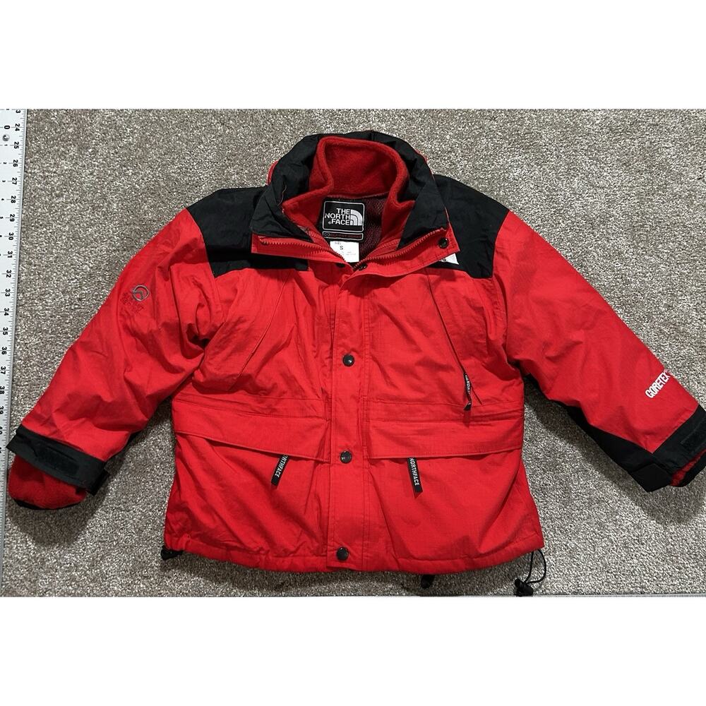 North Face Youth Boys Jacket S Mountain Guide Coat Goretex 90s Vintage 2-in-1